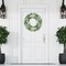 Eucalyptus Wreaths for Front Door, 18Inch Artificial Green Front Door Wreath Summer Porch Decor with Berries for Home Farmhouse Wall Outdoor Decorations.
